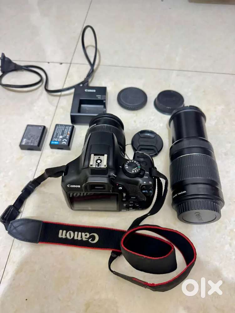 Canon Eos 1300d DSLR Camera with 18 - 55 And 55 - 250 big lens