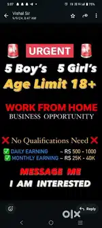 Work from home