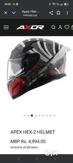 Axor hex 2 helmet price negotiable