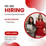 Simple telecalling and parttime work  make money, online parttime job