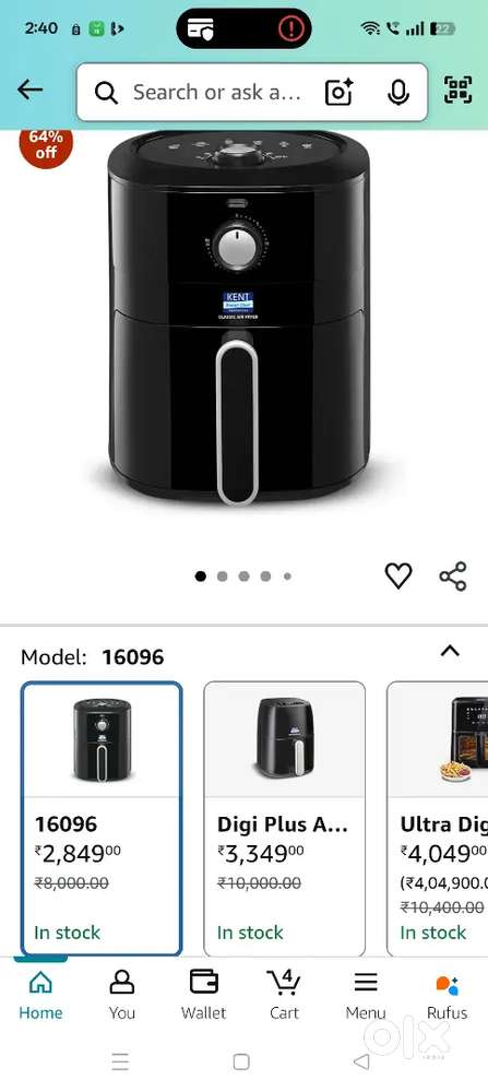 Air fryer kent company