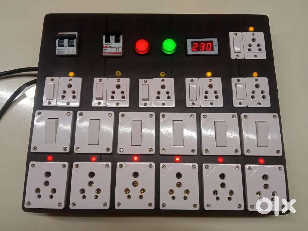 Electrical power supply Wooden non modular electrical fixtures