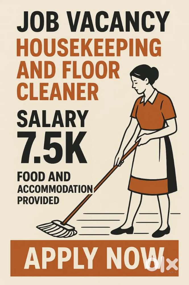 Housekeeping and floor cleaning