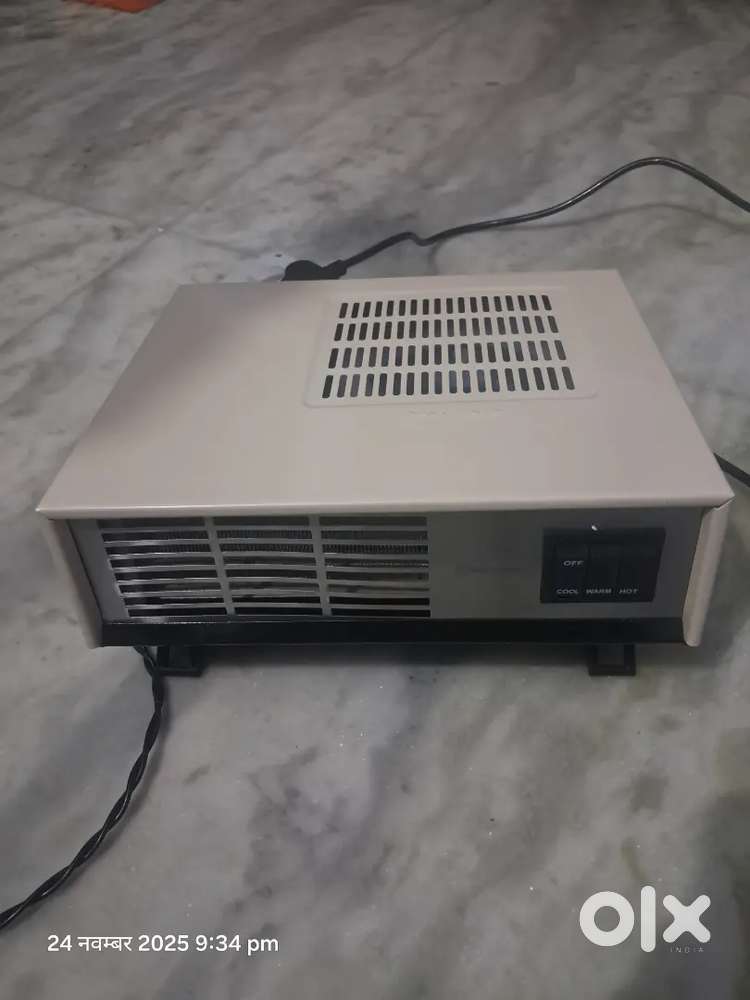New Bajaj Blow Hot Fan Room Heater (2000W. Off White)