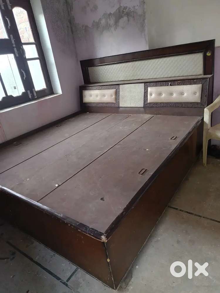 Wooden bed