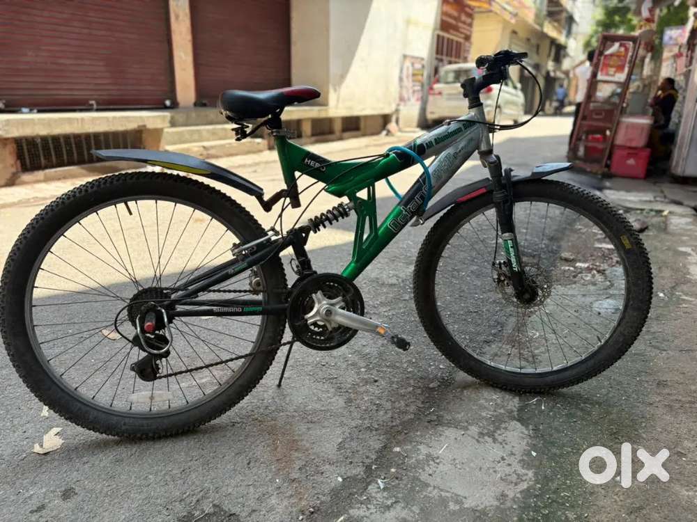 21 gear with dual suspension aluminium bike
