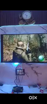Ps 2 new 50 game with 2 remote wireless and wired,, only one month old