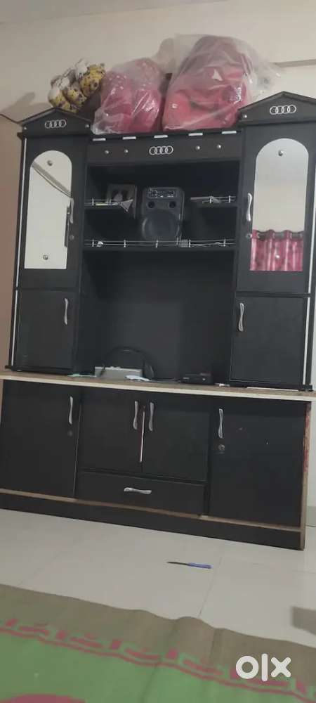 Wooden showcase cupboard