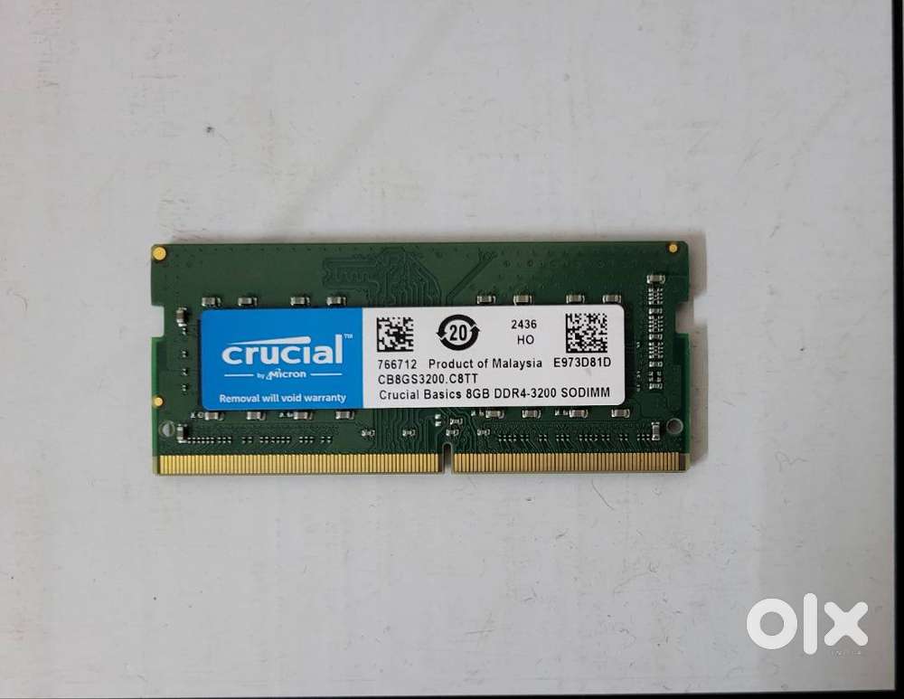 New 8Gb 3200Mz DDR4 Laptop RAM with 10yr Warrenty & bill