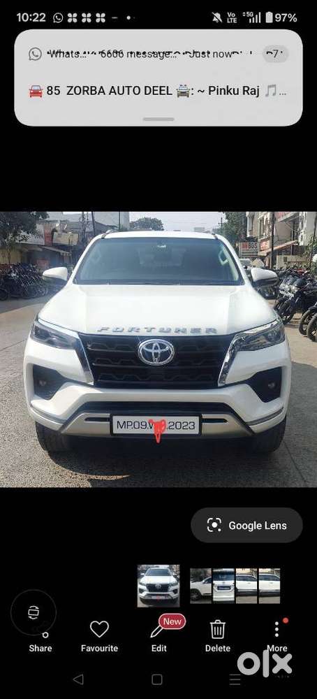 Toyota Fortuner 4X2 MT 2.8 Diesel, 2021, Diesel