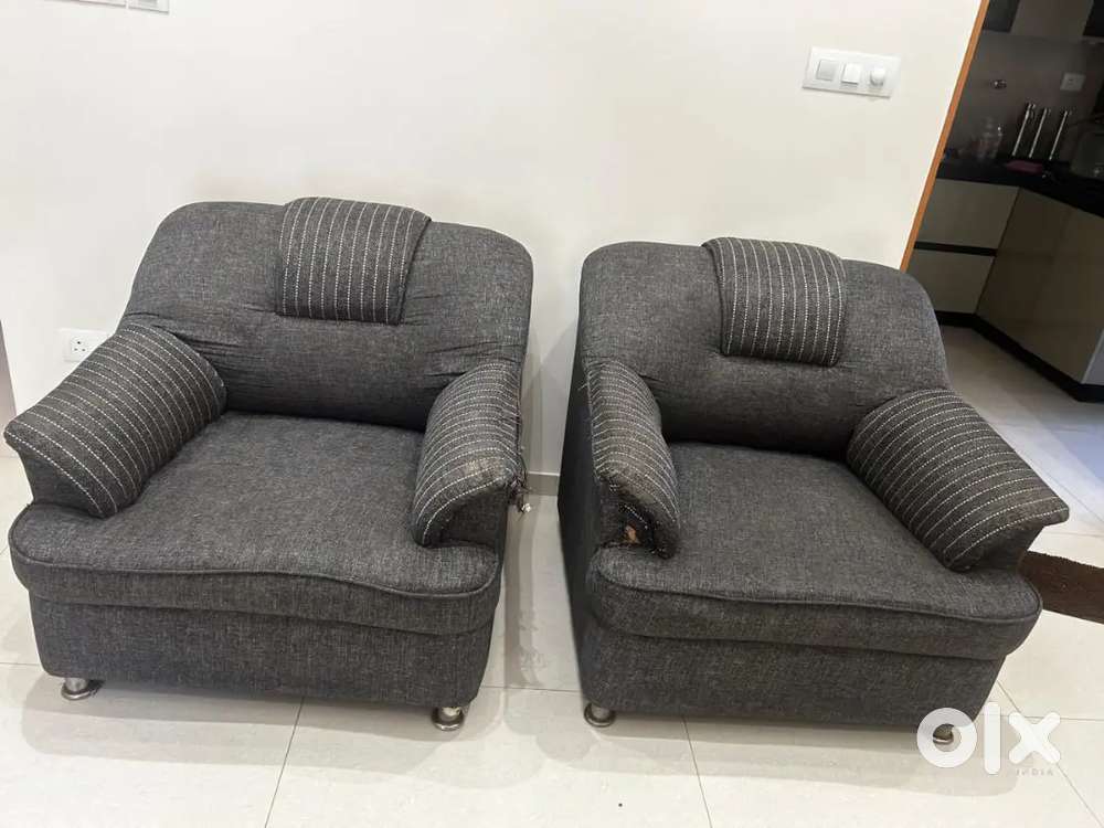 Sofa 3+2 black sofa