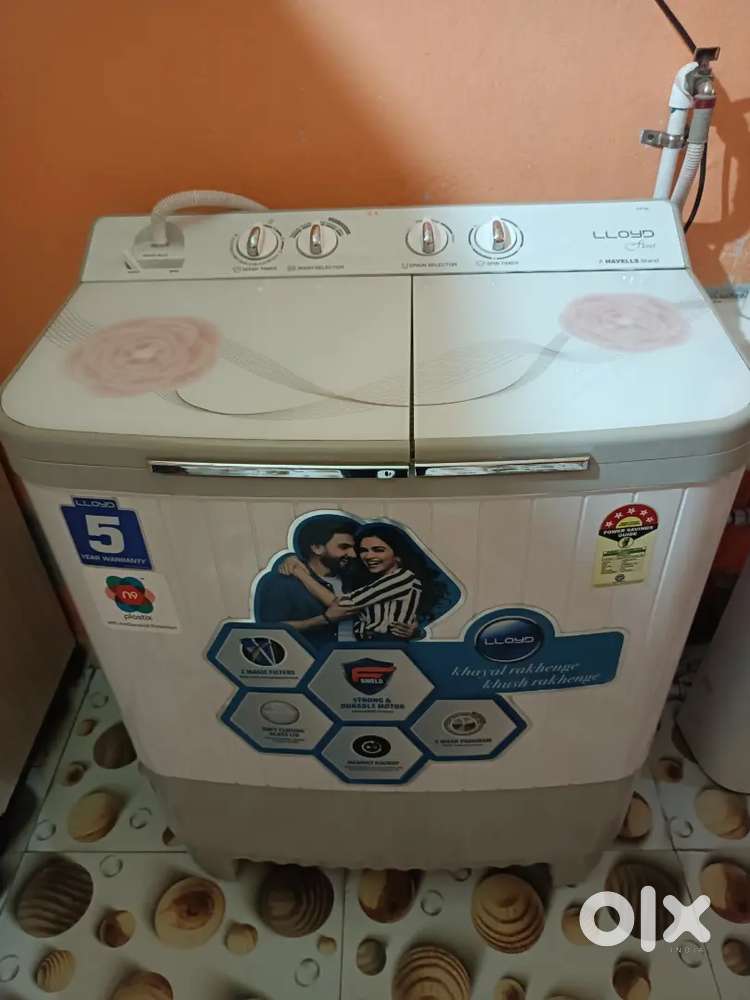 New washing machine 9 Ltr 3 month old LLoyd havells 5 star