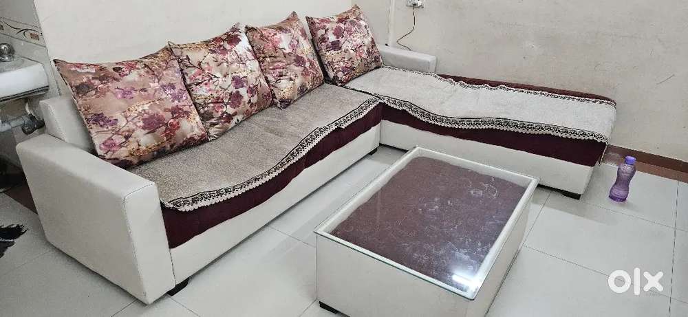 Sofa with centre table