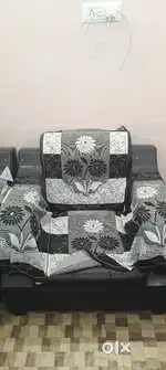 3 pcs sofa set black color