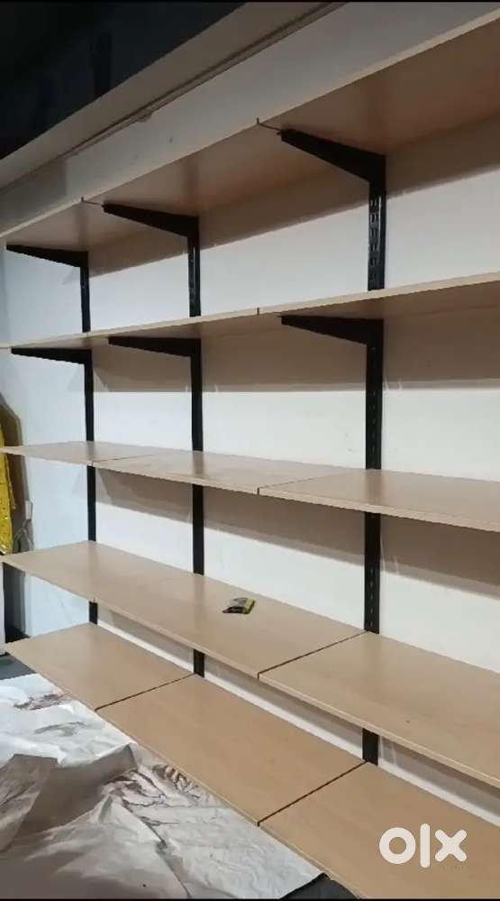 Wooden garments rack