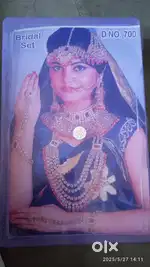 Bridal golden necklace set
