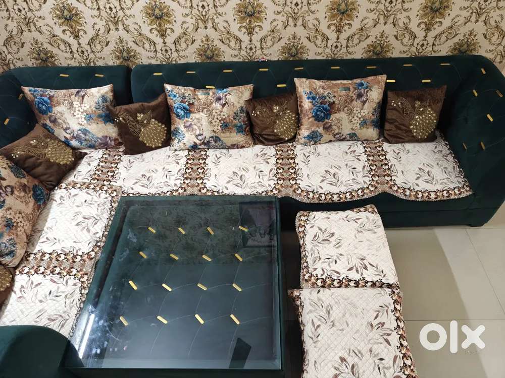 Newly Green sofa 8 seater