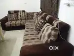 7 sitter l shape sofa set