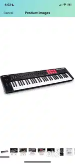 MIDI Keyboard M - Audio Oxygen 61 V
