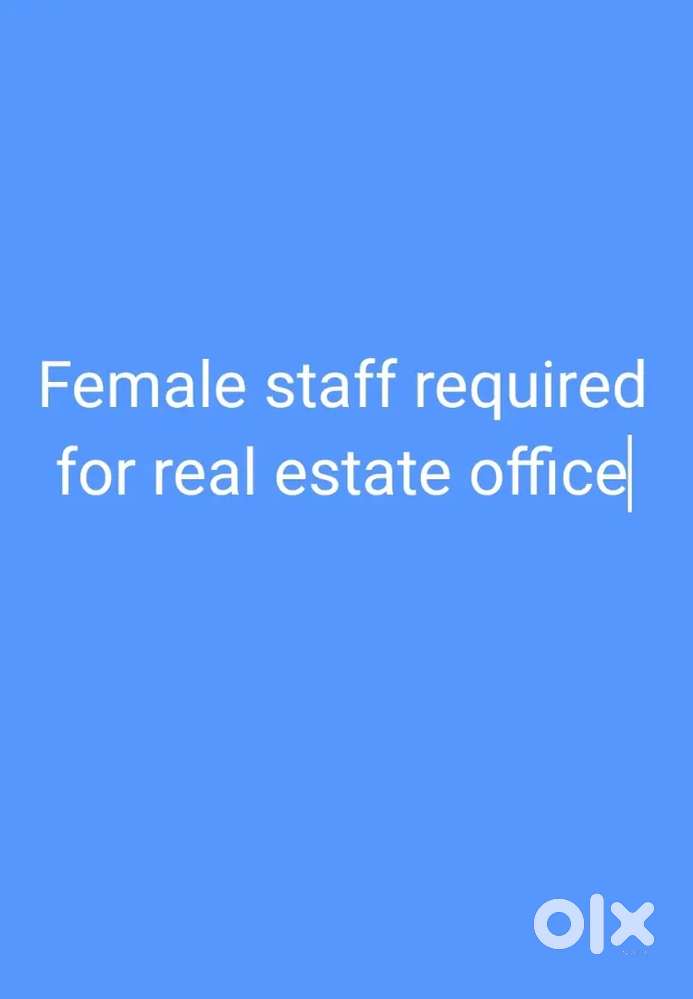 Female staff required