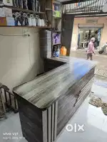 L shaped display counter for shop