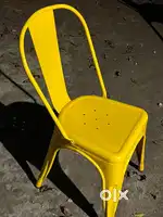 china made  importade yellow n red chair metal
