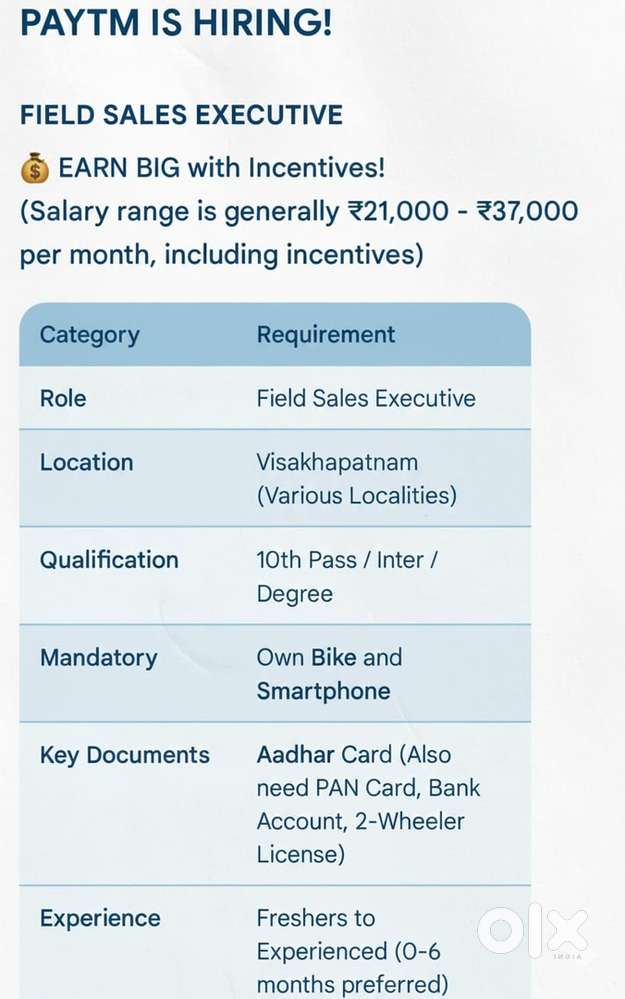 Field Sales Executive