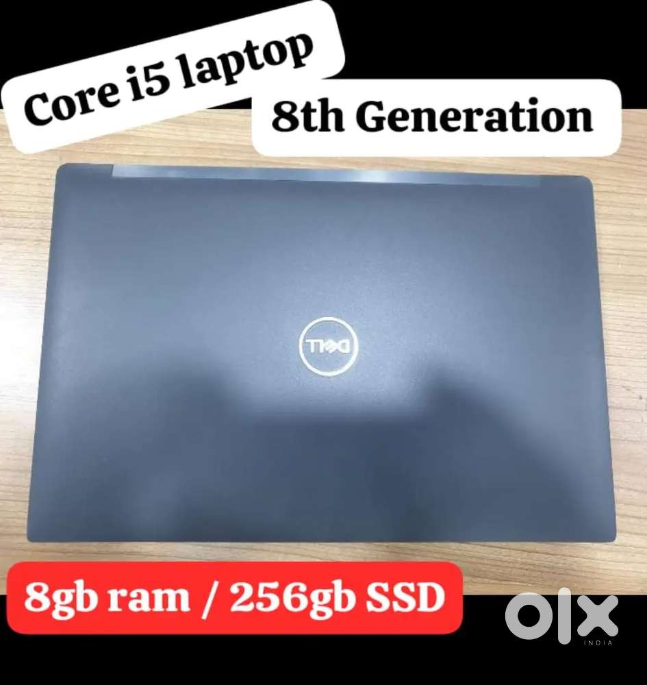Dell core i5 / 8th gen laptop in good condition 2gb ram 256gb SSD