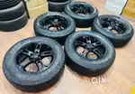 18inch thar 3 door oem Mahindra OG wheels with Tyres