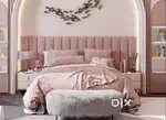 DESIGNER DOUBLE BED DIRECT FROM FACTORY FOR BEDROOM GUESTROOM BST RATE
