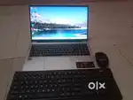 New Laptop with keyboard and mouse