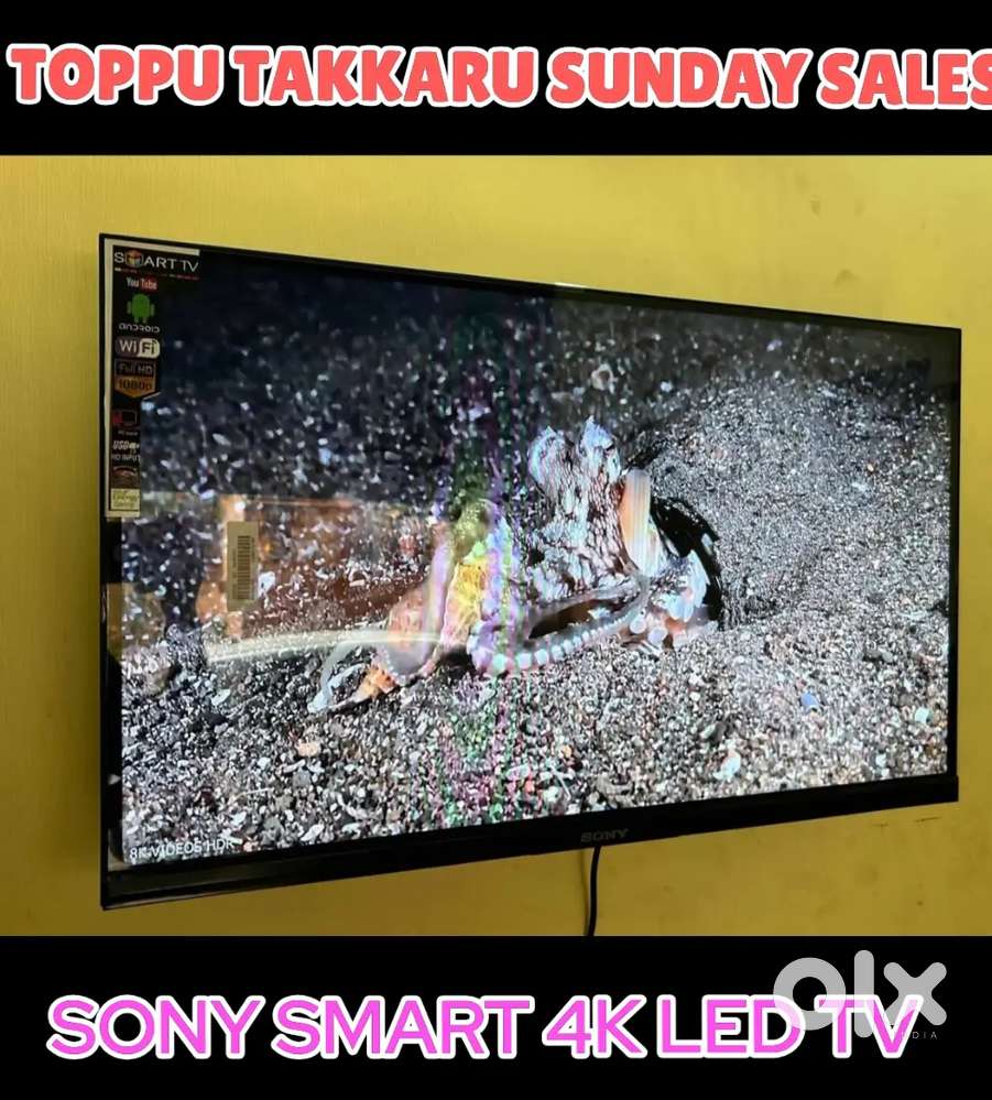 Weekend CLEARANCE SALES SONY SMART ANDROID 4k LED TV LOWEST COST