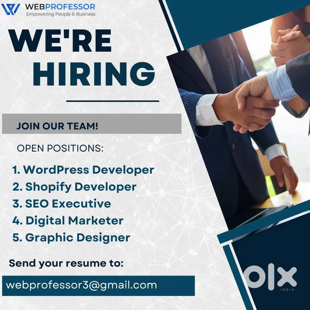 Looking for a Web Developer and Graphic designer