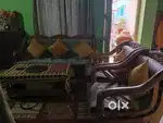 Sofa set with center table