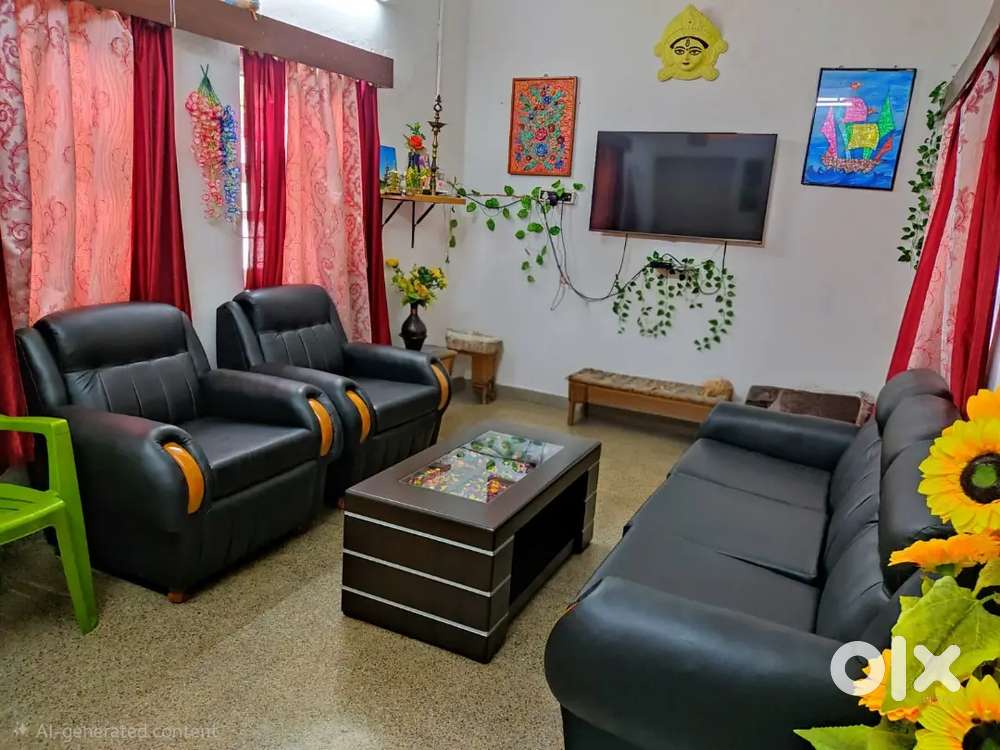 Elegant Black Sofa Set