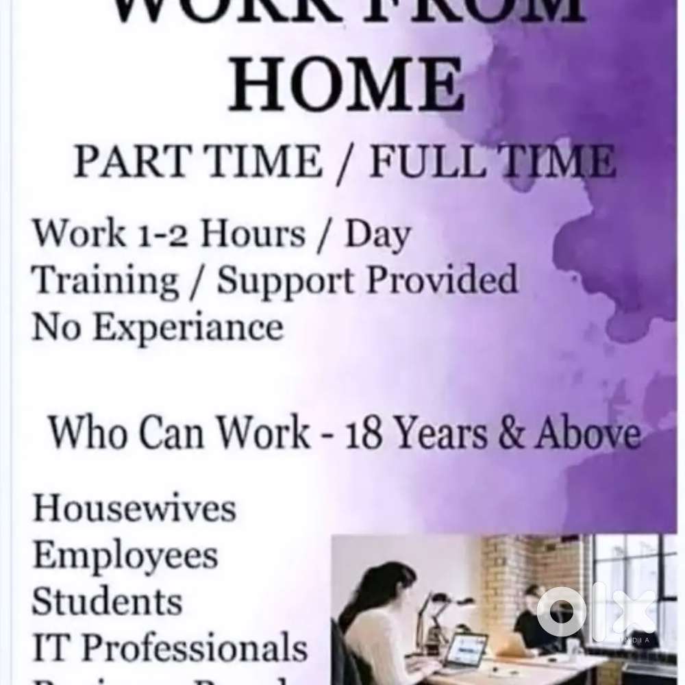 I am interested Work from home opportunity