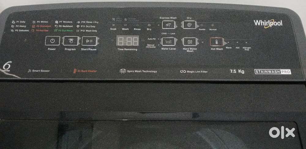 Whirlpool washing machine