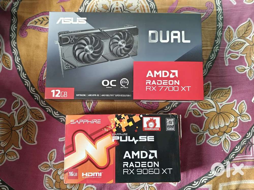 New GPU for Sale, Asus Dual RX 7700XT and Sapphire Pulse 9060XT 16GB