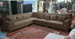 Brand new trending l shape sofa set with with golden finish in STARF F