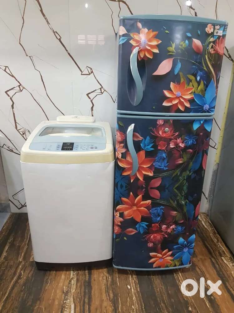 Lg flower model refrigerator and Samsung washing machine available*66*