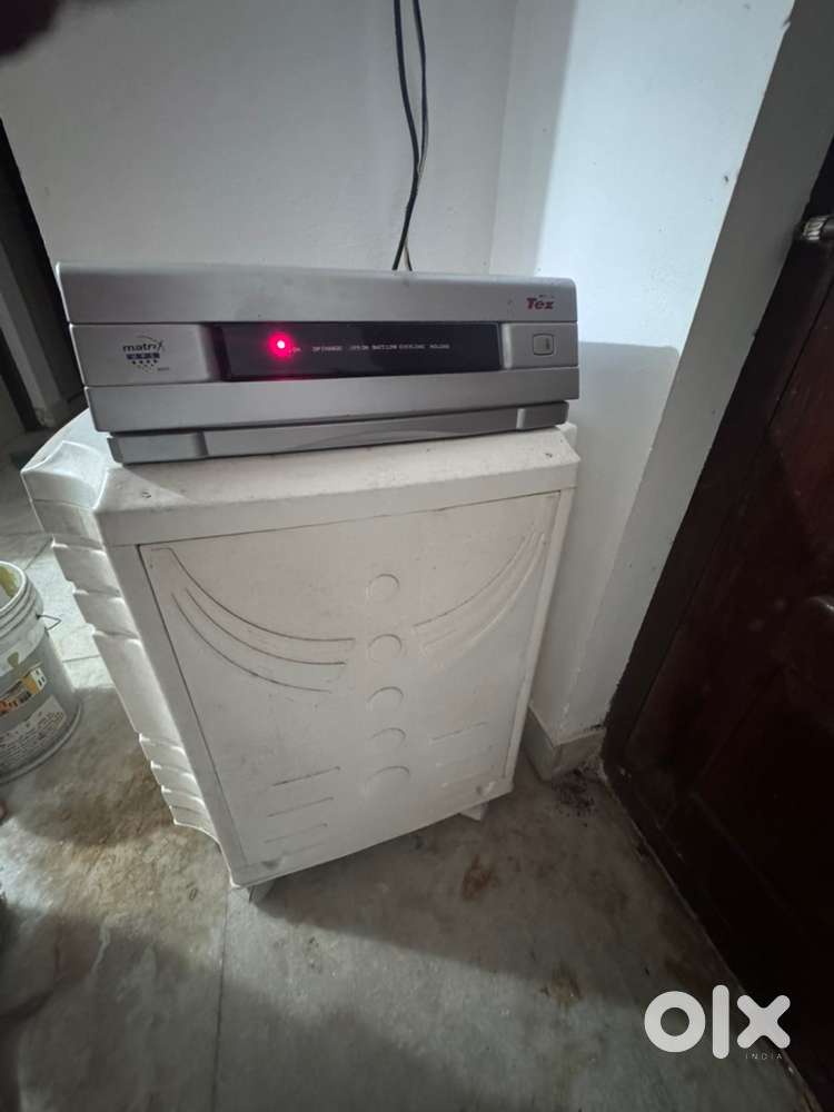 Inverter with new battery