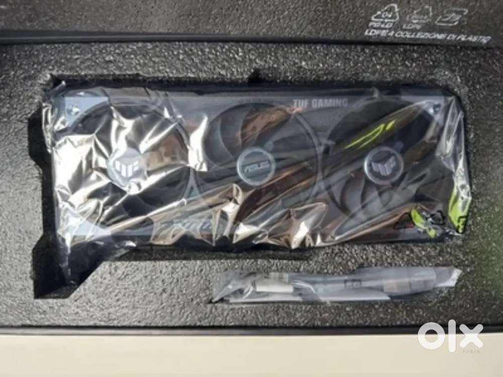 Used GPU Asus TUF Gaming GeForce RTX 5060 Ti 16GB OC Edition GPU.