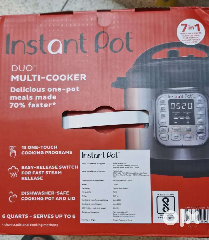 Pressure multi cooker electric
