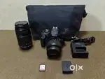 Canon 1500d with 250mm and 55mm lens and all accessories new condition