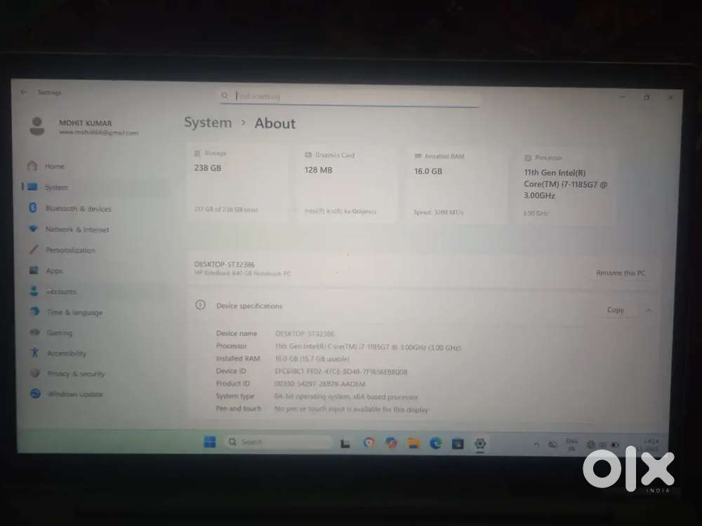 Hp elite book pc 840gb