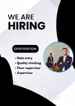 WE ARE HIRING SUPERVISOR EXECUTIVE FOR WAREHOUSE