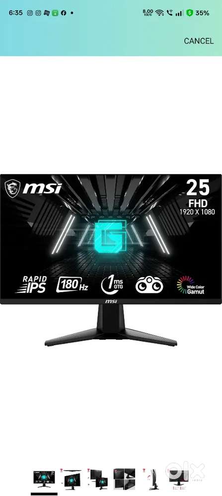 Msi monitor ips display