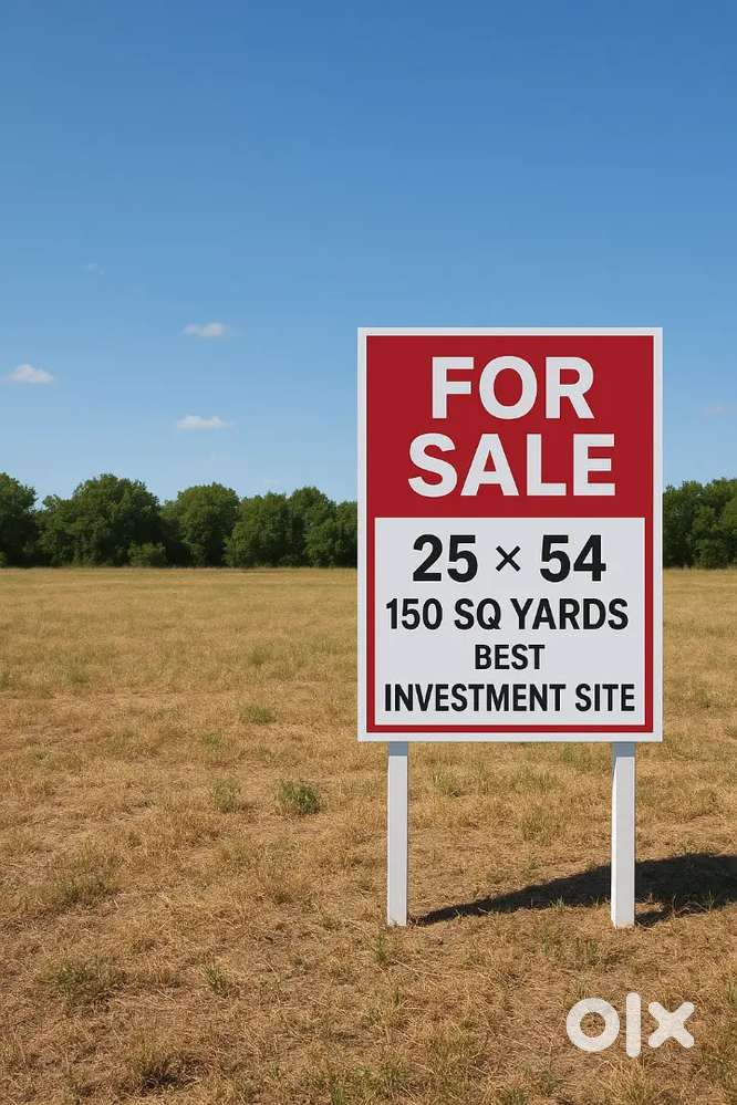 Highway near 150 sq yards site ready to construct