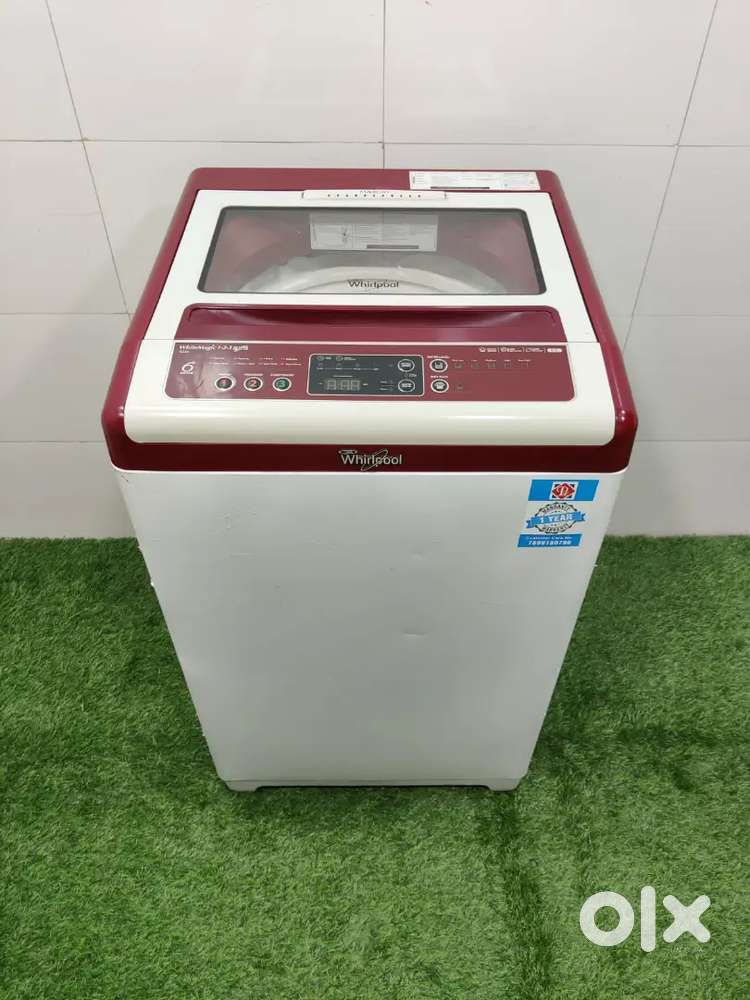 £~ Whirlpool white and red 6.2 kg all the models newly looks like bran