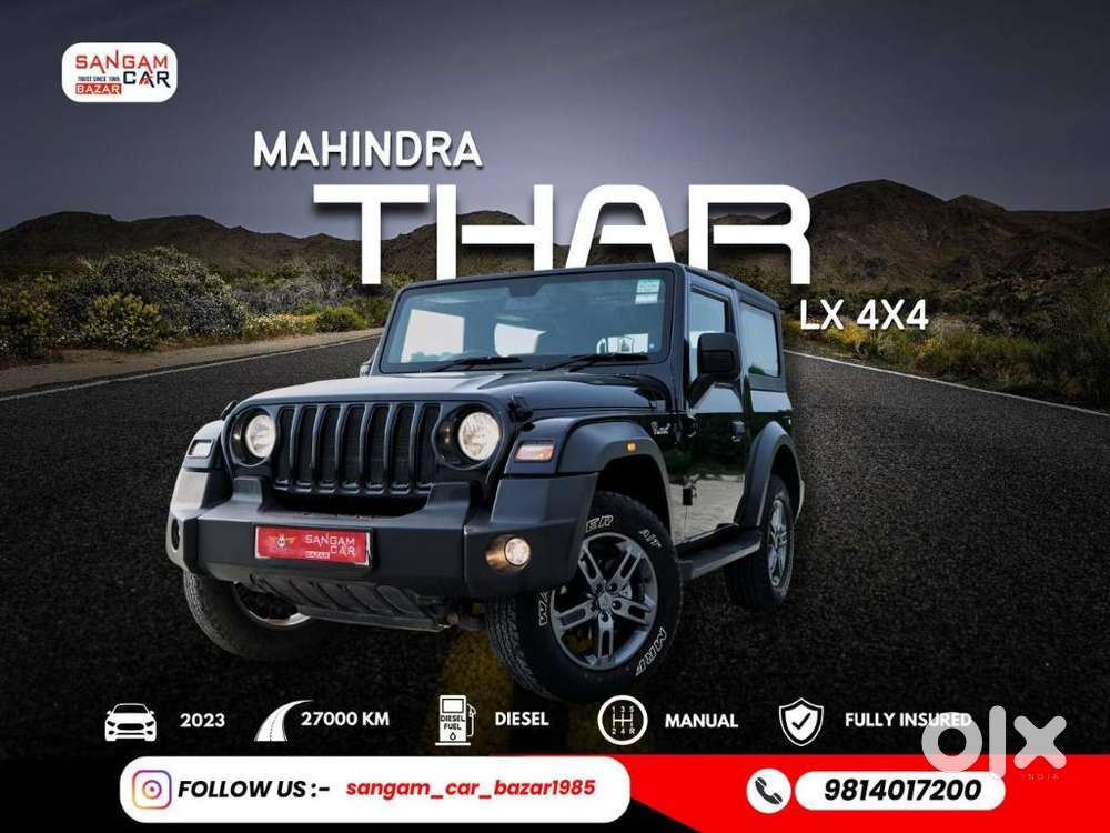 Mahindra Thar LX Hard Top Diesel MT 4WD, 2023, Diesel